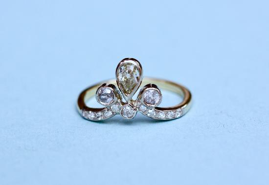 BEAUTIFUL BELLE EPOQUE DIAMOND RING