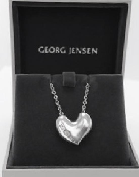 GEORGE JENSON HEART NECKLACE IN BOX