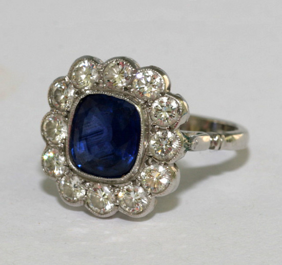 Vintage engagement rings sapphire
