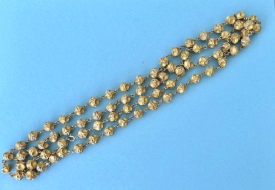 AMAZING 1960S CHUNKY LONG GOLD CHAIN