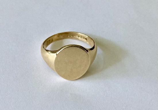 GENTS GOLD SIGNET RING