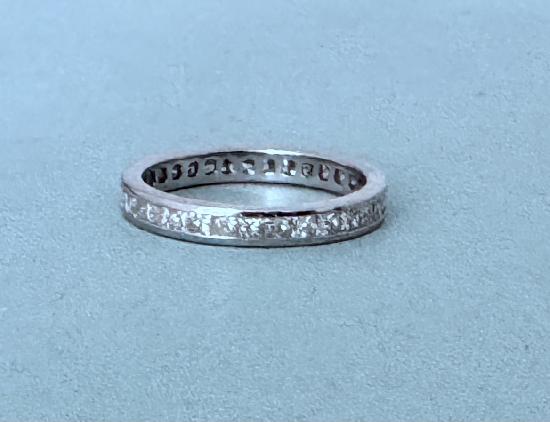 PLATINUM DIAMOND FULL ETERNITY RING