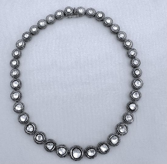 RARE ROSE-CUT DIAMOND NECKLACE