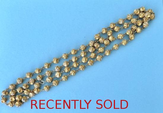 AMAZING 1960S CHUNKY LONG GOLD CHAIN