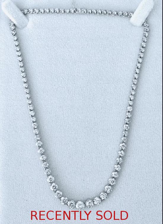 BEAUTIFUL PLATINUM DIAMOND NECKLACE