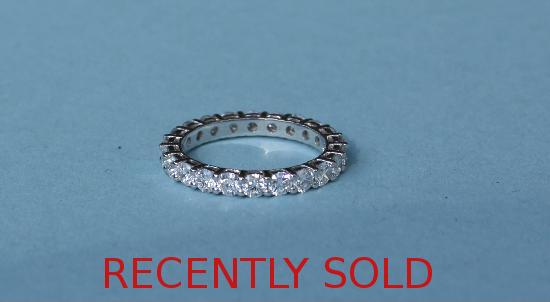 BEST QUALITY 2CT DIAMOND ETERNITY RING