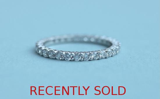 BEST QUALITY FULL DIAMOND ETERNITY RING