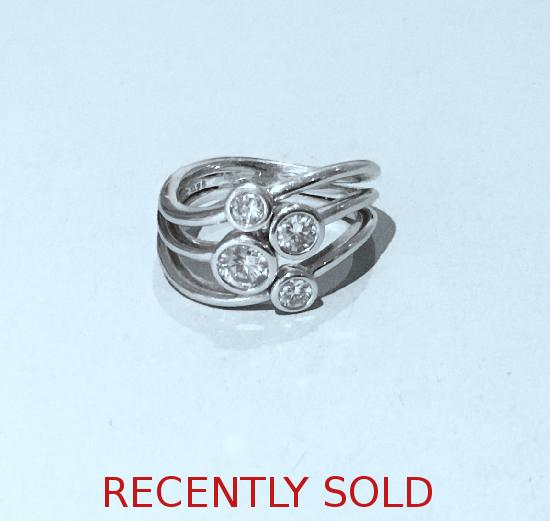 BOODLES TYPE DIAMOND RING