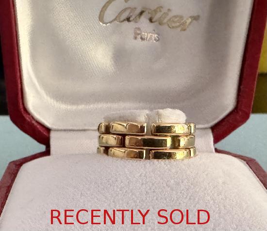 CARTIER GOLD RING