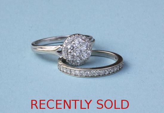 CHARMING DIAMOND WEDDING SET