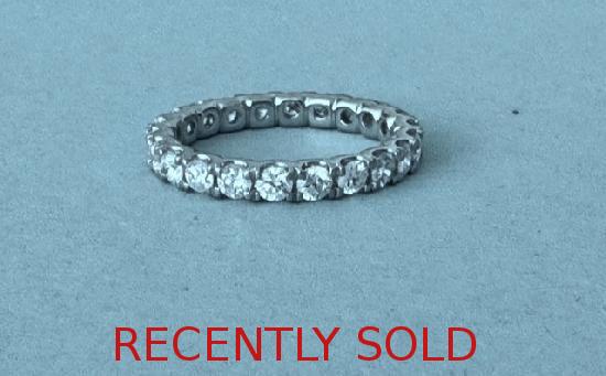 STUNNING DIAMOND ETERNITY RING.
