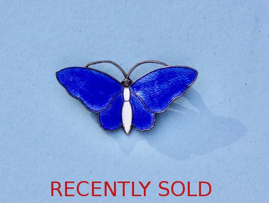 SUPERB NORWEGIAN BUTTERFLY BROOCH.