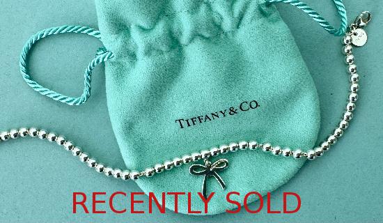 TIFFANY SILVER BOW BRACELET
