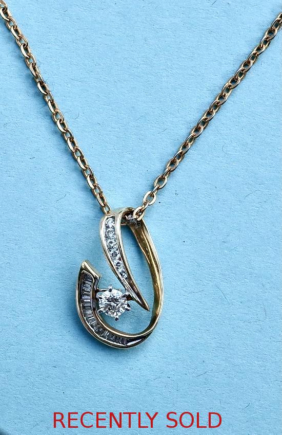 VINTAGE DIAMOND PENDANT