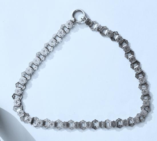 VICTORIAN SILVER CHOKER NECKLACE