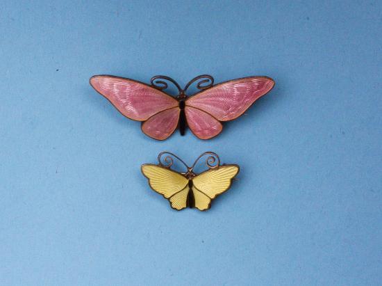 WONDERFUL ENAMEL BUTTERFLY BROOCH