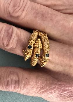 22ct Gold Great Design Snake Ring