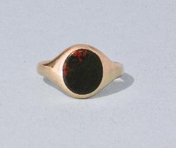 Bloodstone Signet Ring 