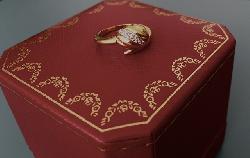 Cartier Diamond Pinkie Ring