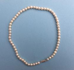 Dainty Row Cultured Pearls 