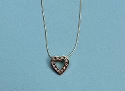 Delightful Diamond Heart Necklace