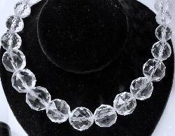 Fabulous Large Vintage Crystal Necklace 