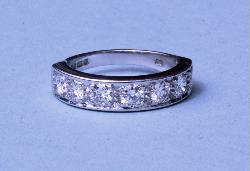 Good Quality Diamond Half Eternity Ring