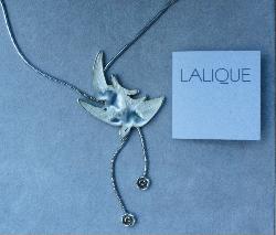 Lalique Swallow Pendant
