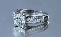 Old Cut Diamond Solitaire Engagement Ring
