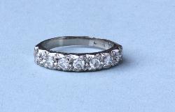 Older Style Diamond Half Eternity Ring
