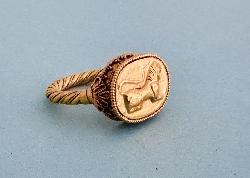 Roman 22ct Gold Signet Ring