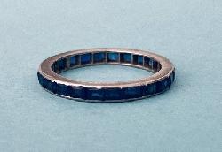 Sapphire Full Eternity Ring