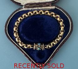 19th Century Georgian Fancy Link Bracelet 