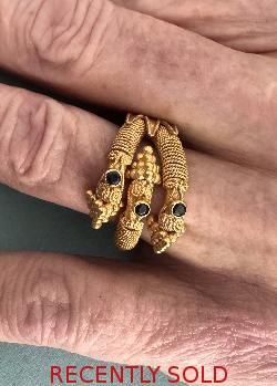 22ct Gold Great Design Snake Ring