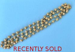 Amazing 1960s Chunky Long Gold Chain