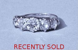 Antique Diamond Five Stone Engagement Ring