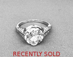 Antique French Fabulous Old-cut Diamond Ring