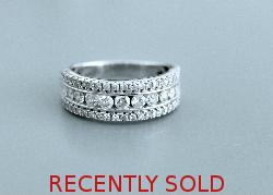 Diamond Band Half Eternity Ring
