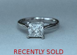 Fabulous 2ct Princess-cut Diamond Engagement Ring