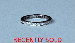 Narrow Diamond Eternity Ring 