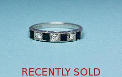 Sapphire And Diamond Eternity Ring