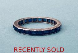 Sapphire Full Eternity Ring