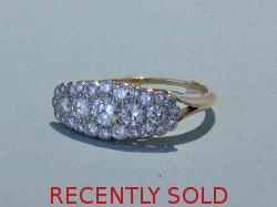 Vintage Quality Boat Shaped Ring
