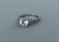 Sparkling Solitaire  Ring