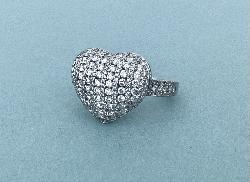 Stunning Diamond Heart Ring