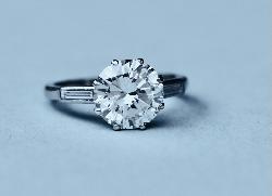 Stunning Diamond Solitaire Engagement Ring