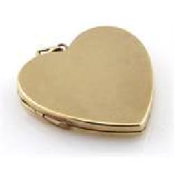 Stunning Large Gold Heart Shaped Locket