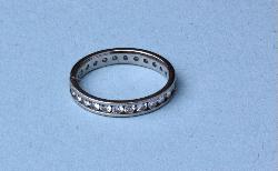 Stylish Channel-set Diamond Full Eternity Ring