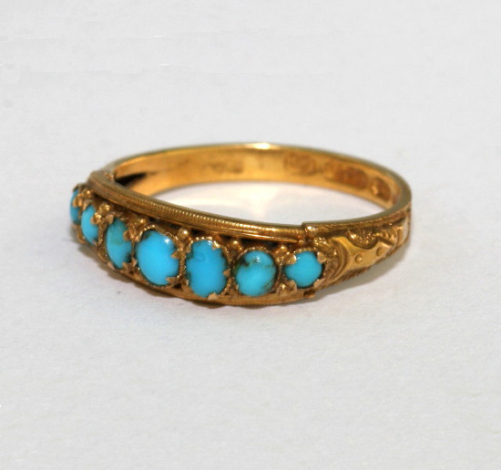 Victorian Gold and Turquoise Ring